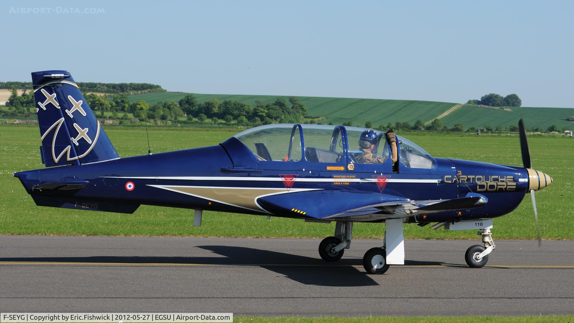 F-SEYG, Socata TB-30 Epsilon C/N 116, 2. F-SEYG at IWM Duxford Jubilee Airshow, May 2012.