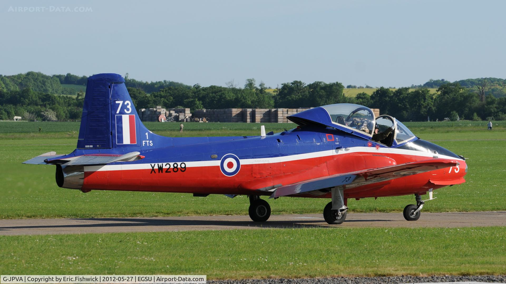 G-JPVA, 1971 BAC 84 Jet Provost T.5A C/N EEP/JP/953, 2. XW289 at IWM Duxford Jubilee Airshow, May 2012.
