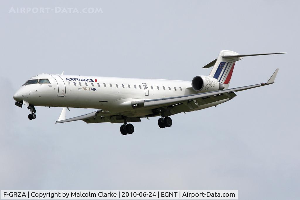 F-GRZA, 2000 Canadair CRJ-702 (CL-600-2C10) Regional Jet C/N 10006, Canadair CL-600-2C10 Regional Jet CRJ-702, Newcastle Airport, June 2010.