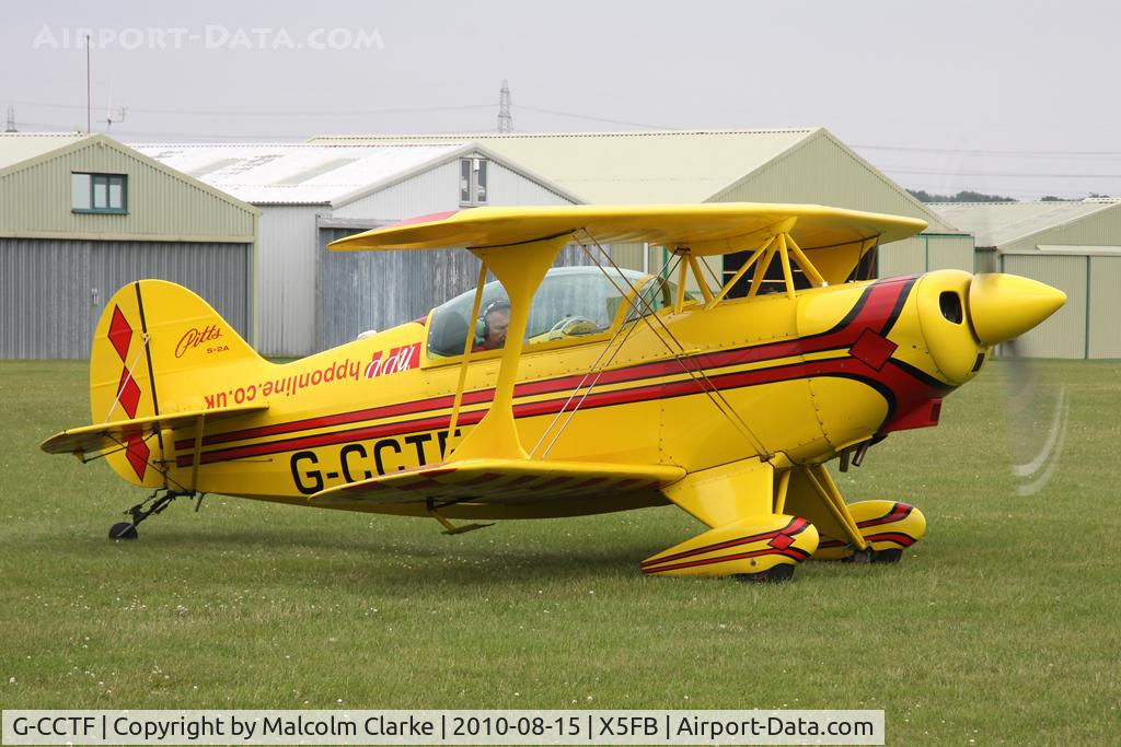 G-CCTF, 1977 Aerotek Pitts S-2A Special C/N 2146, Aerotek Pitts S-2A, Fishburn, August 2010.