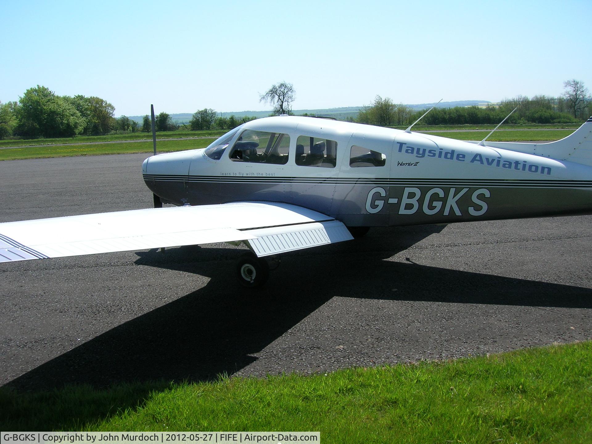 G-BGKS, 1978 Piper PA-28-161 Cherokee Warrior II C/N 28-7916221, Piper Warrior based at Fife airport