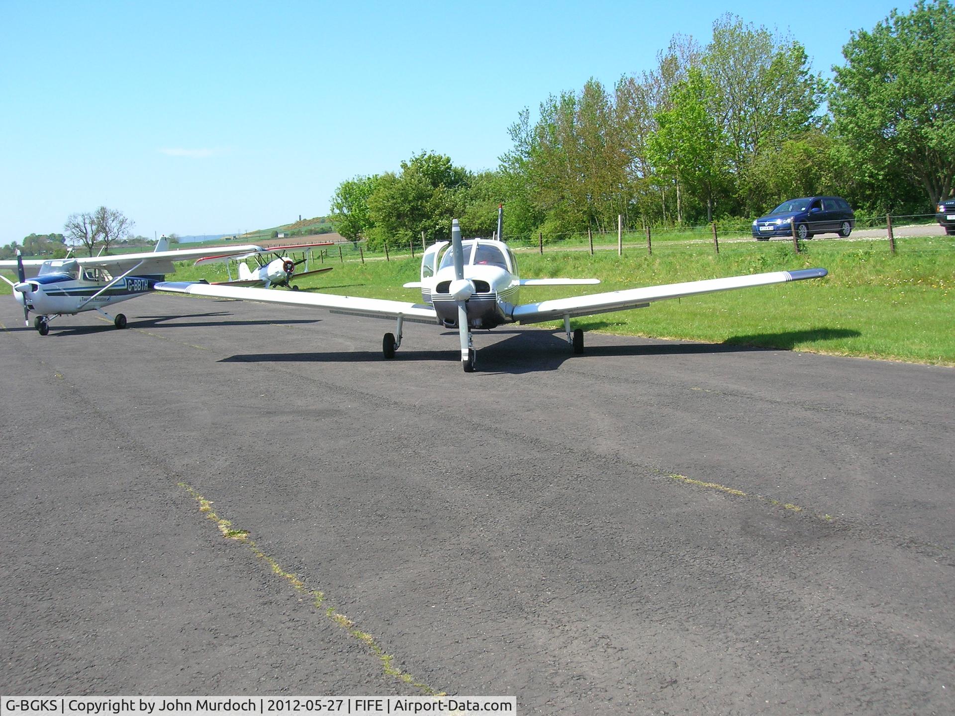 G-BGKS, 1978 Piper PA-28-161 Cherokee Warrior II C/N 28-7916221, Piper Warrior based at Fife airport