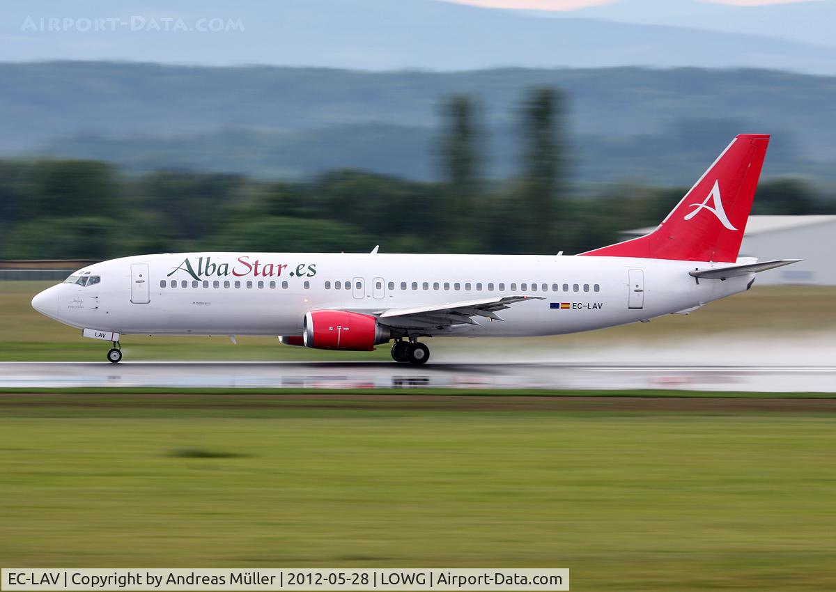 EC-LAV, 1989 Boeing 737-408 C/N 24352, Takeoff to Madrid.