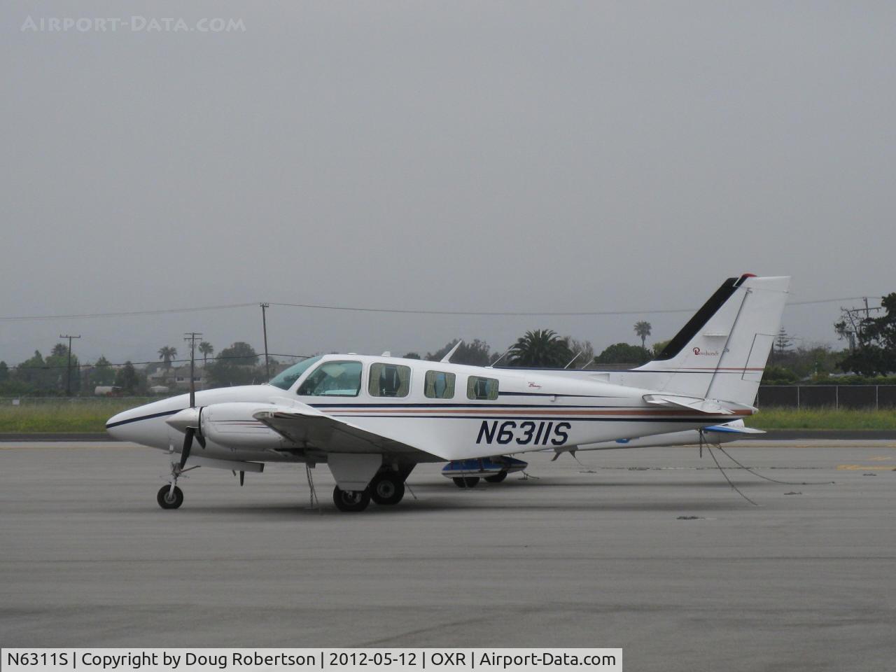 N6311S, 1977 Beech 58 Baron C/N TH-782, 1977 Beech 58 BARON, two Continental IO-520-C 285 Hp each