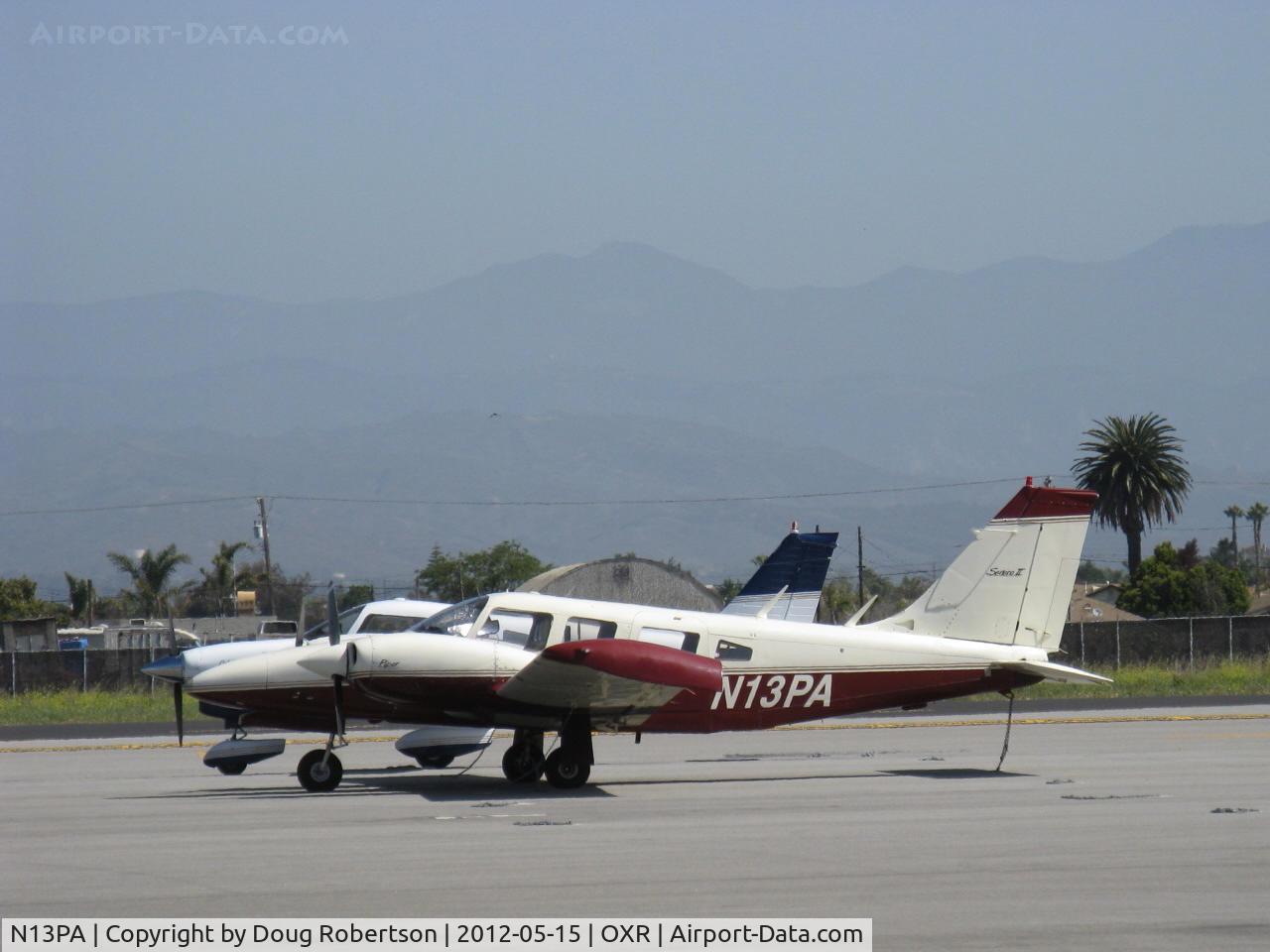N13PA, 1975 Piper PA-34-200T Seneca II C/N 34-7570070, 1975 Piper PA-34-200T TURBO SENECA II, two Continental TSIO-360-E 200 Hp counter-rotating engines, Hoerner wing tips mod