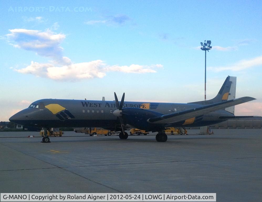 G-MANO, 1988 British Aerospace ATP C/N 2006, Cargo to BHX