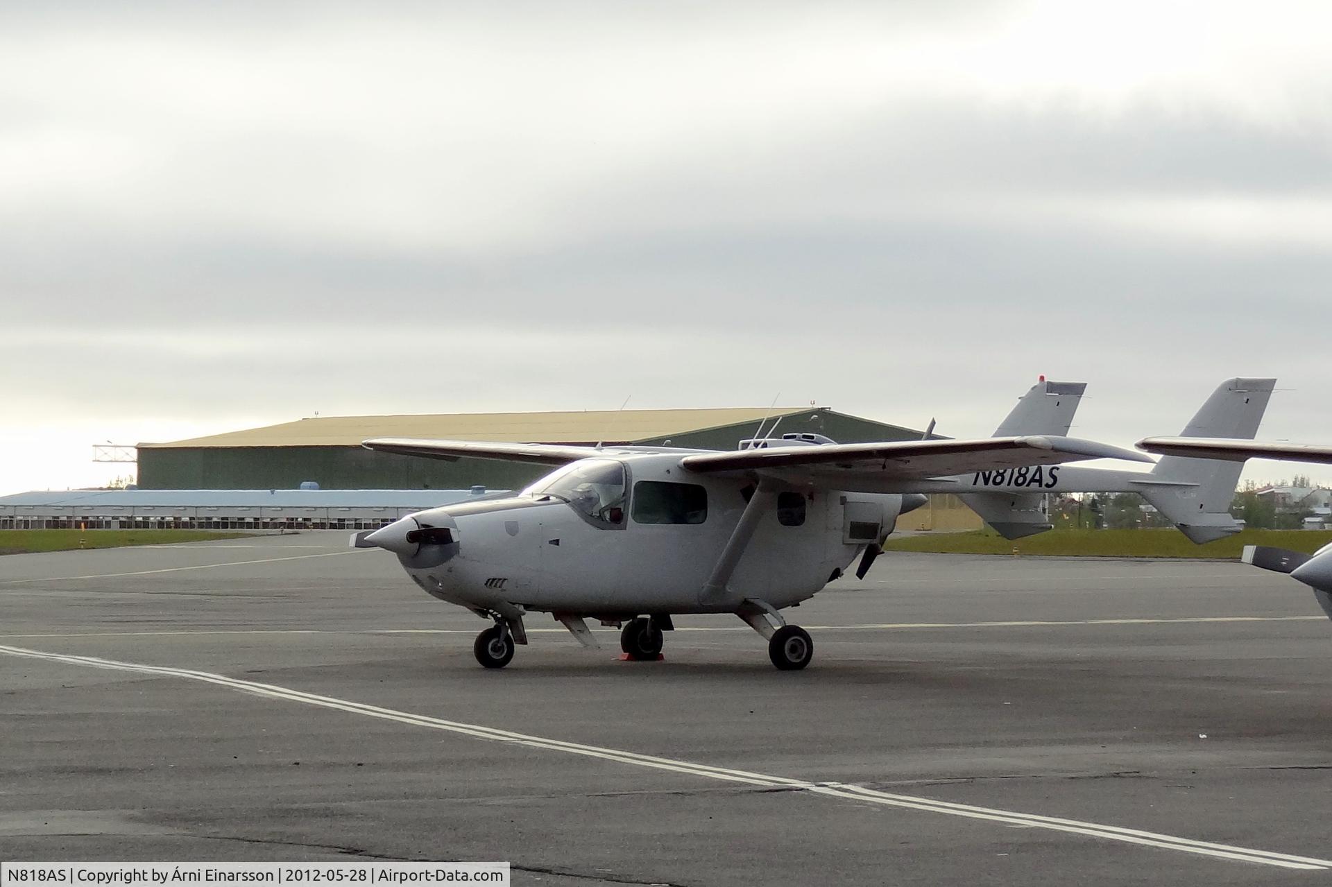 N818AS, 1979 Cessna T337H Turbo Skymaster C/N 33701931, Photo taken 28.05.2012
Reykjavik airport Iceland