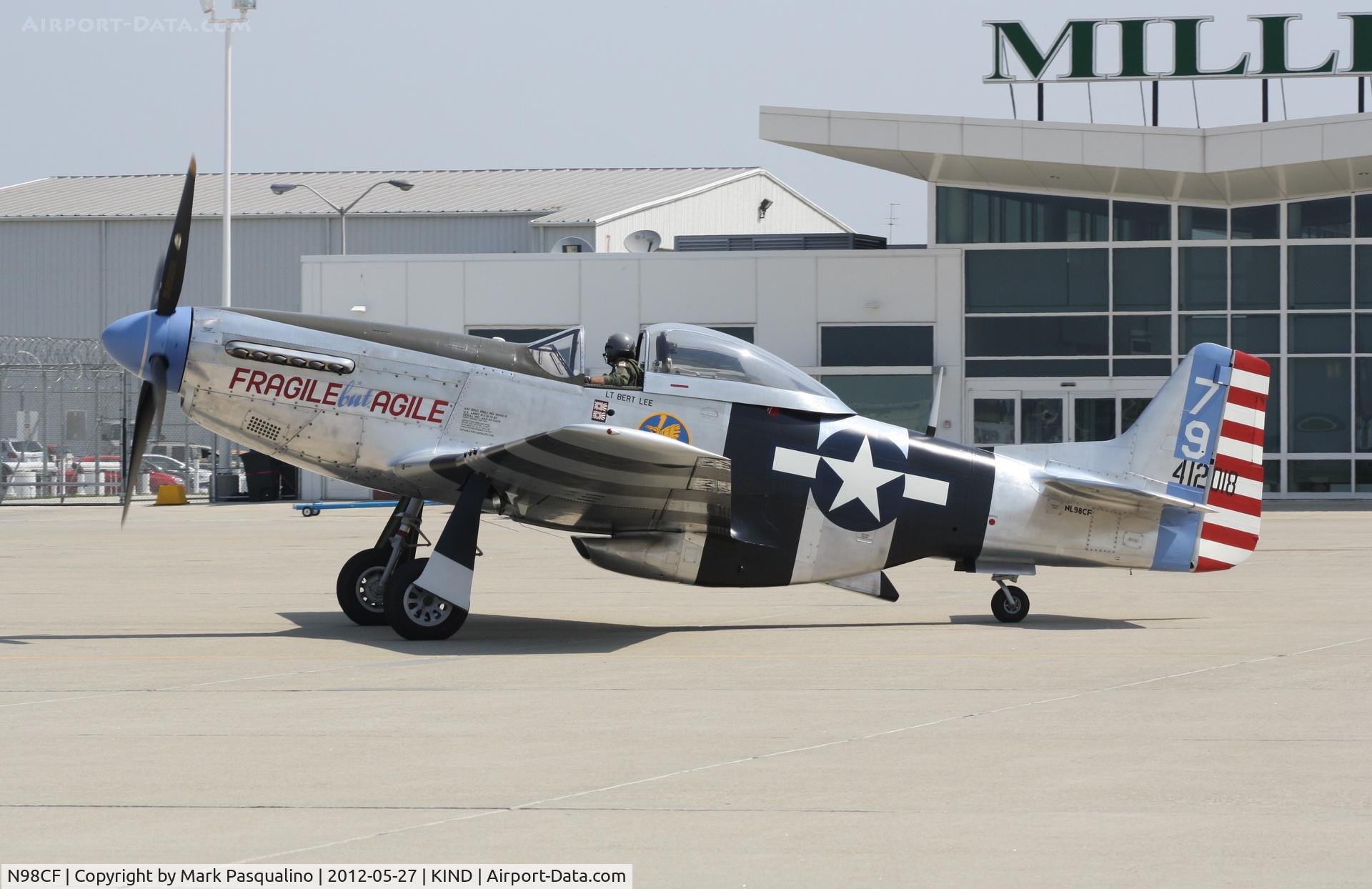 N98CF, 1944 North American P-51K Mustang C/N 111-30149, North American P-51K
