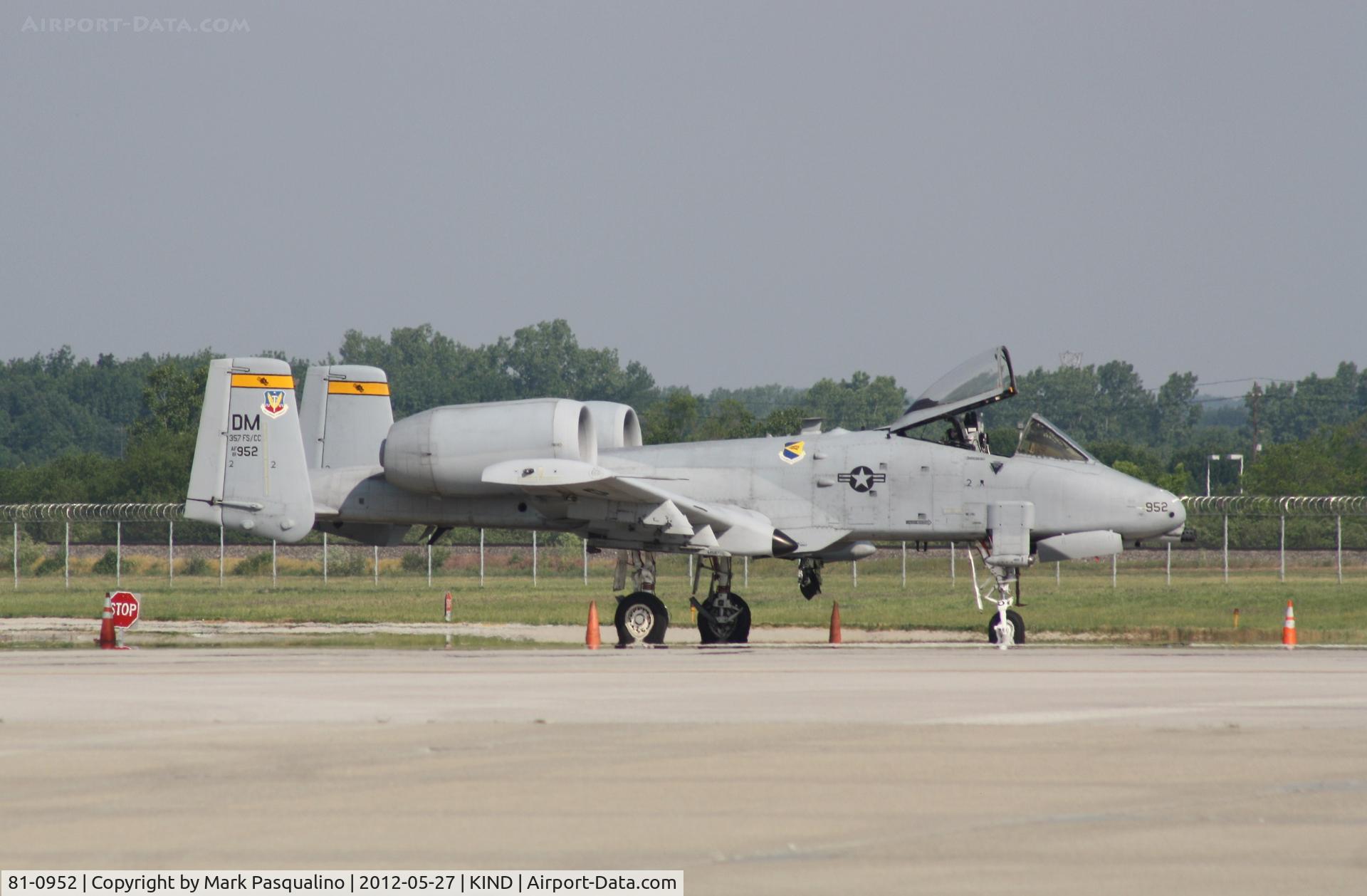 81-0952, 1981 Fairchild Republic A-10A Thunderbolt II C/N A10-0647, Fairchild Republic A-10A