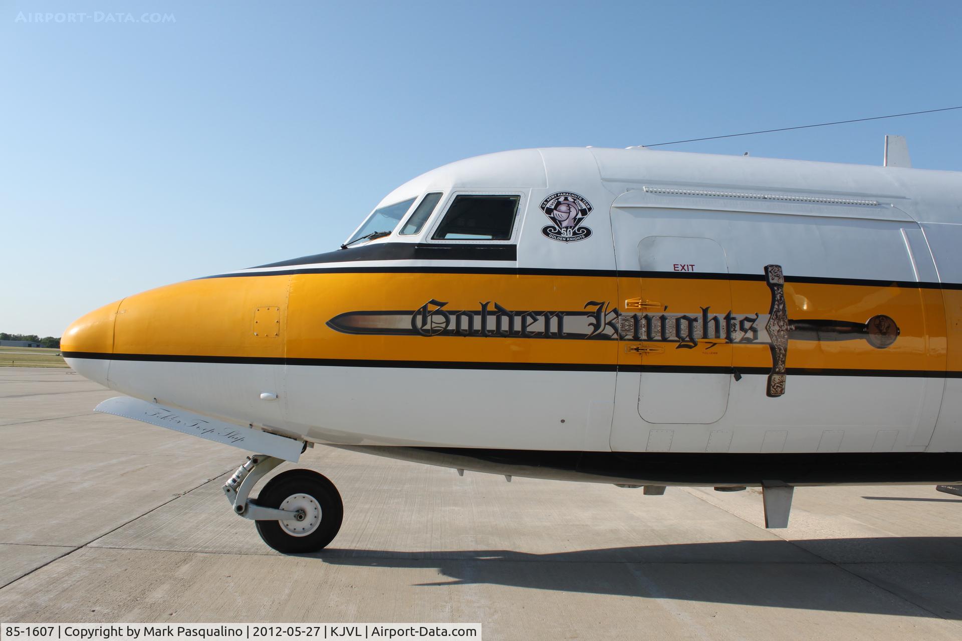 85-1607, 1983 Fokker C-31A (F27-400M) Troopship C/N 10653, Fokker C-31A