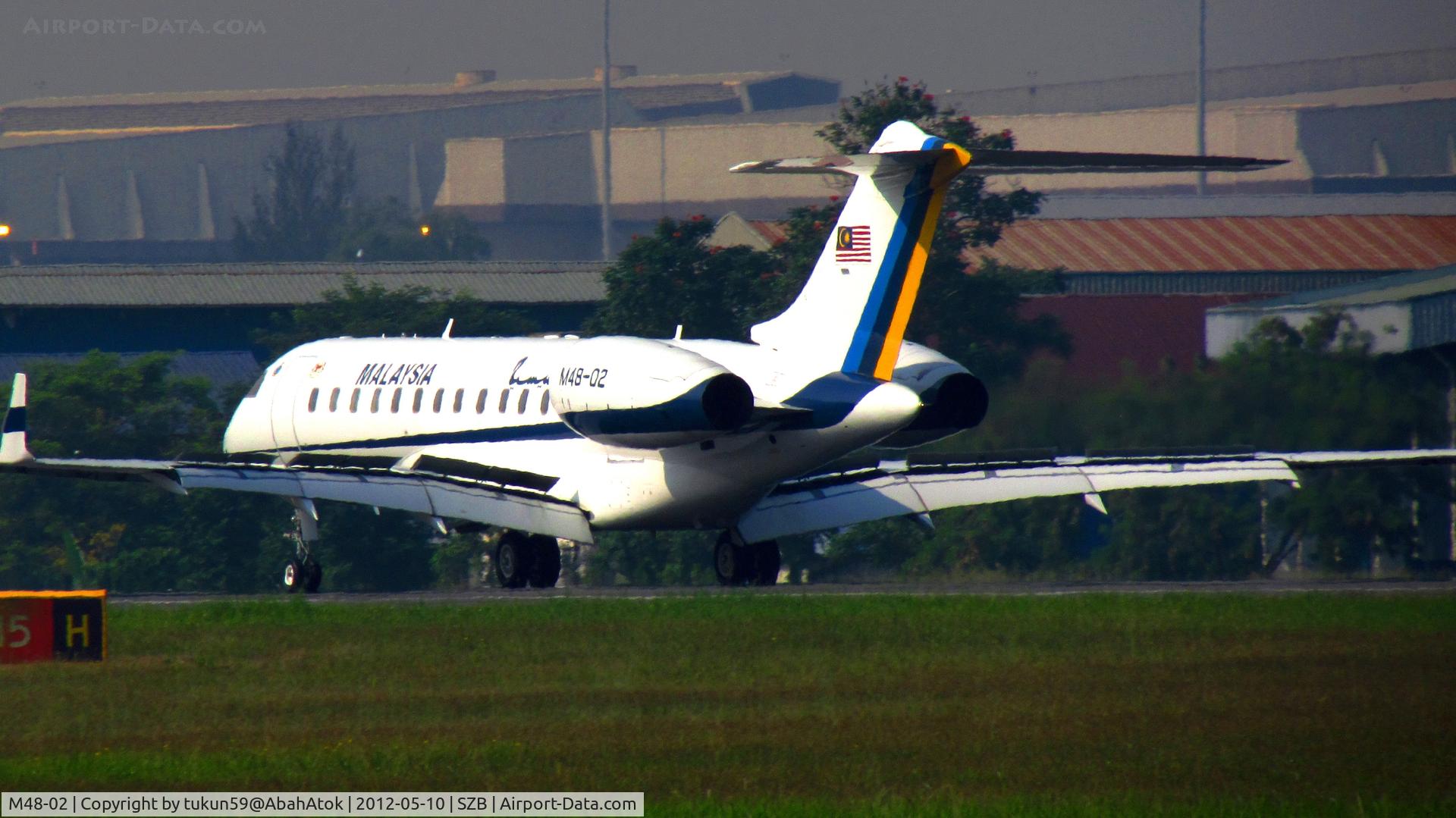 M48-02, 2001 Bombardier BD-700-1A10 Global Express C/N 9096, Royal Malaysian Air Force