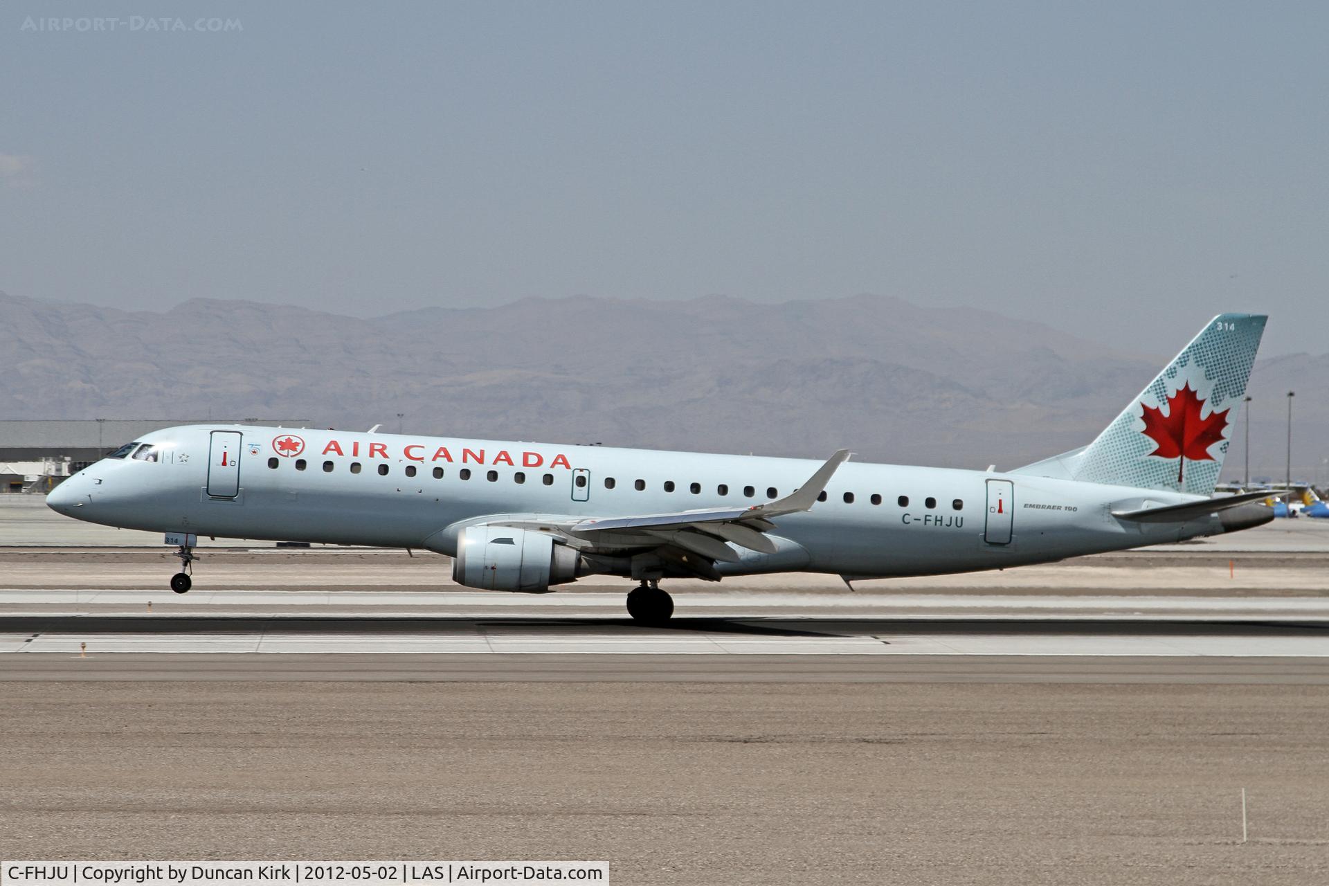 C-FHJU, 2006 Embraer 190AR (ERJ-190-100IGW) C/N 19000044, Taken from the famous viewing spot at Las Vegas