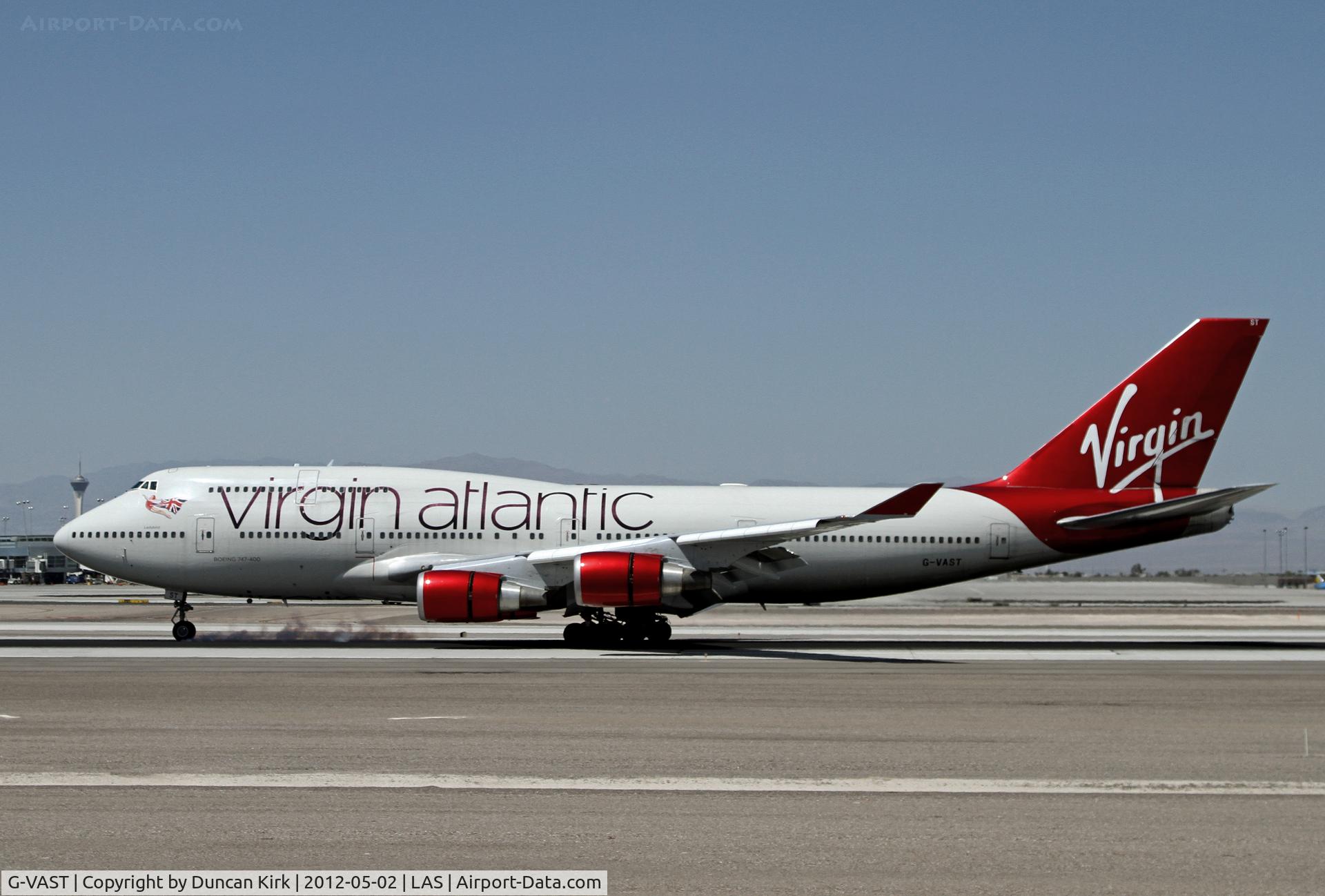 G-VAST, 1997 Boeing 747-41R C/N 28757, Swarms of British tourists to hit the strip that night!