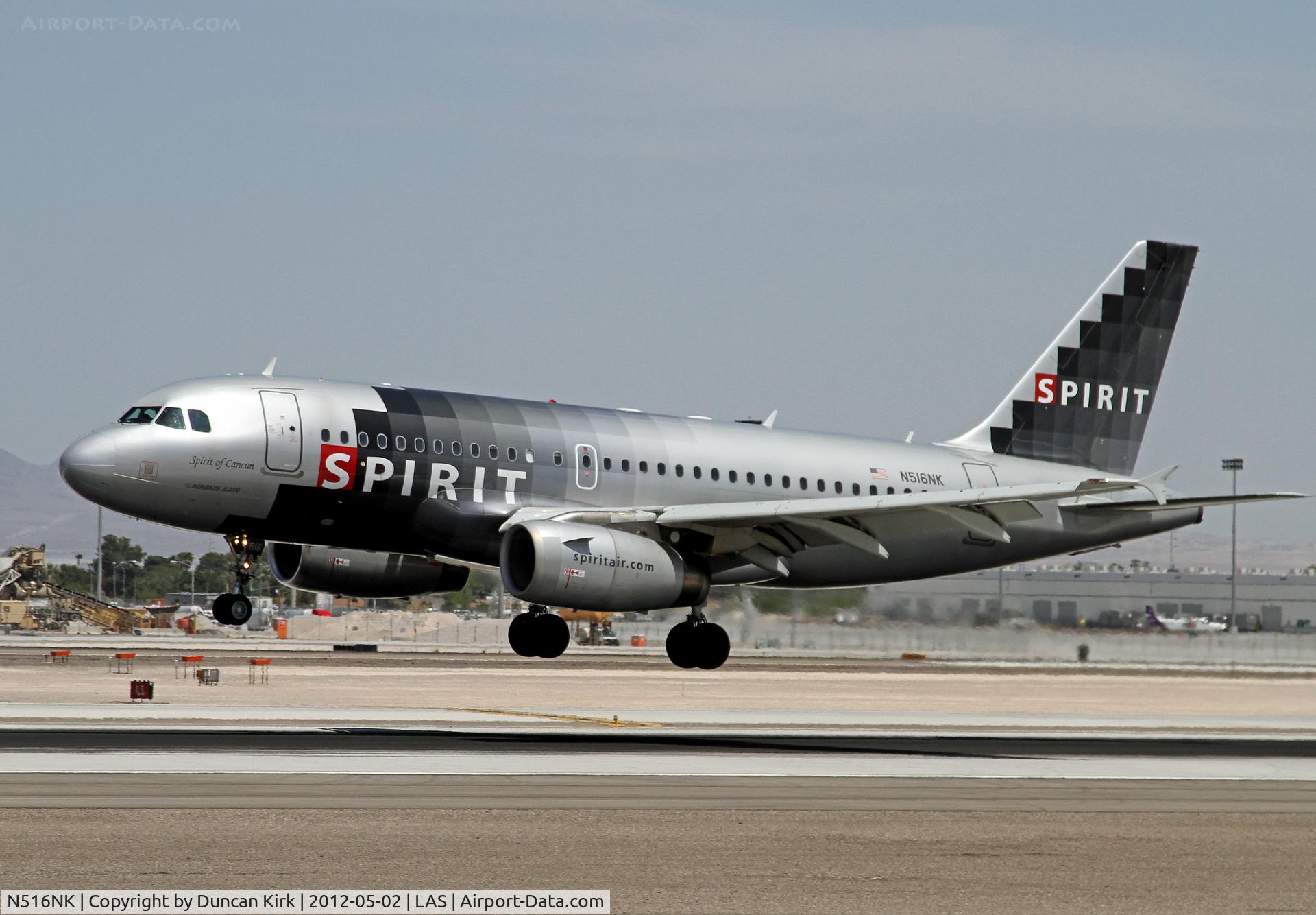 N516NK, 2006 Airbus A319-132 C/N 2704, You either love or hate these colors