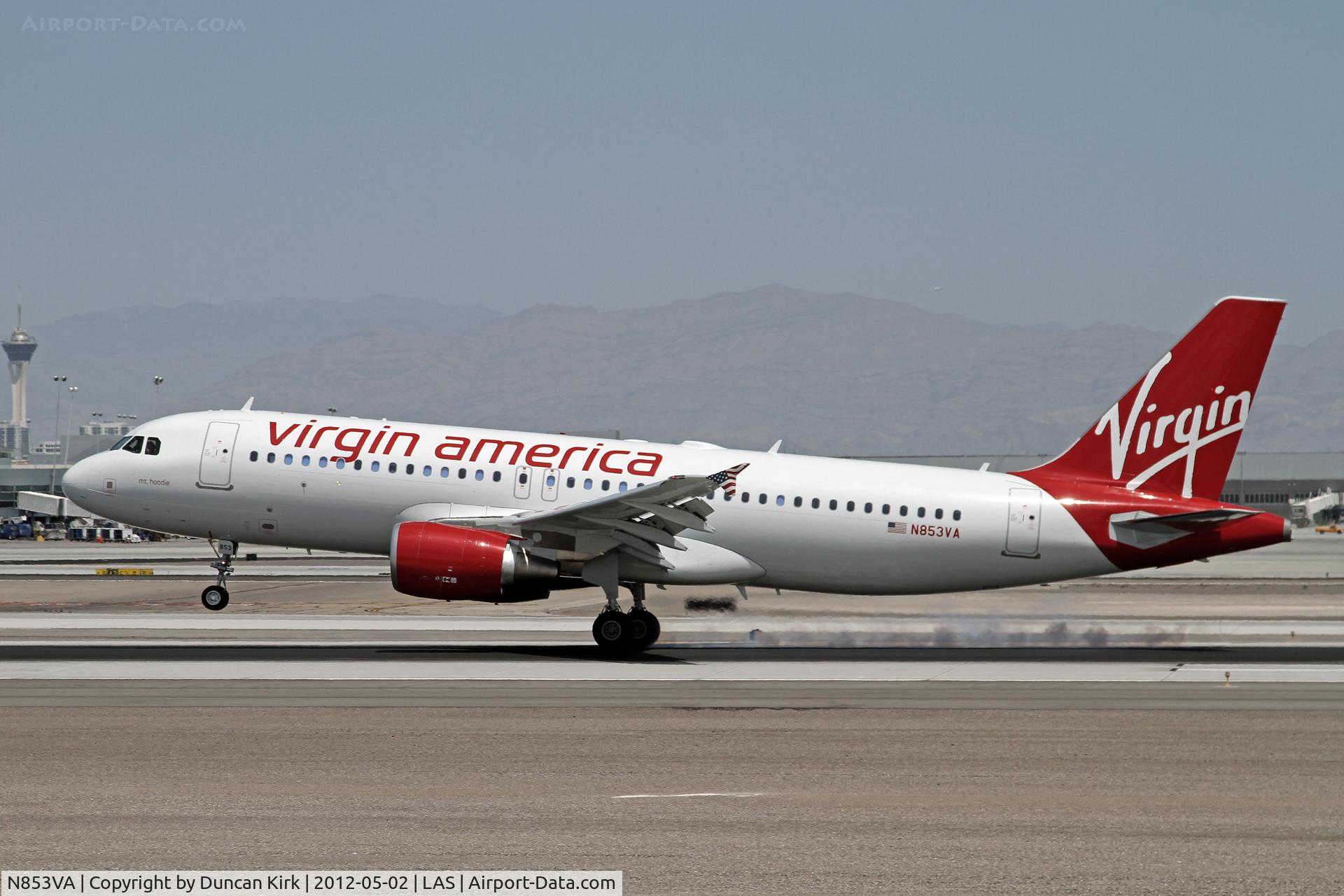 N853VA, 2012 Airbus A320-214 C/N 5034, Another Virgin arrival