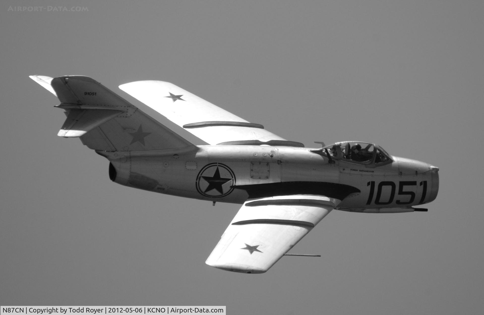 N87CN, Mikoyan-Gurevich MiG-15 C/N 910-51, 2012 Chino Airshow