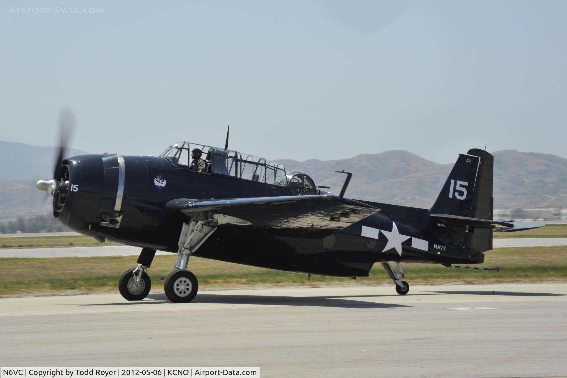 N6VC, Grumman TBM-3 Avenger C/N 53139, 2012 Chino Airshow