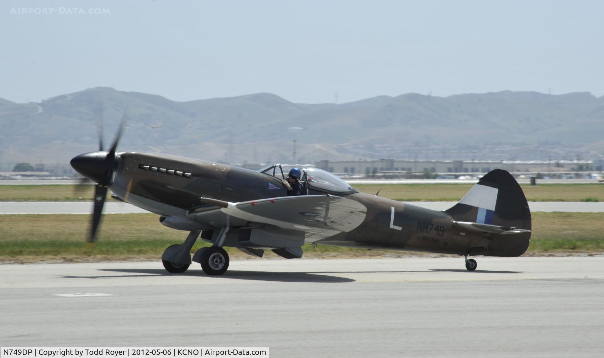 N749DP, 1945 Supermarine Spitfire XIV C/N 6S/583887, 2012 Chino Airshow