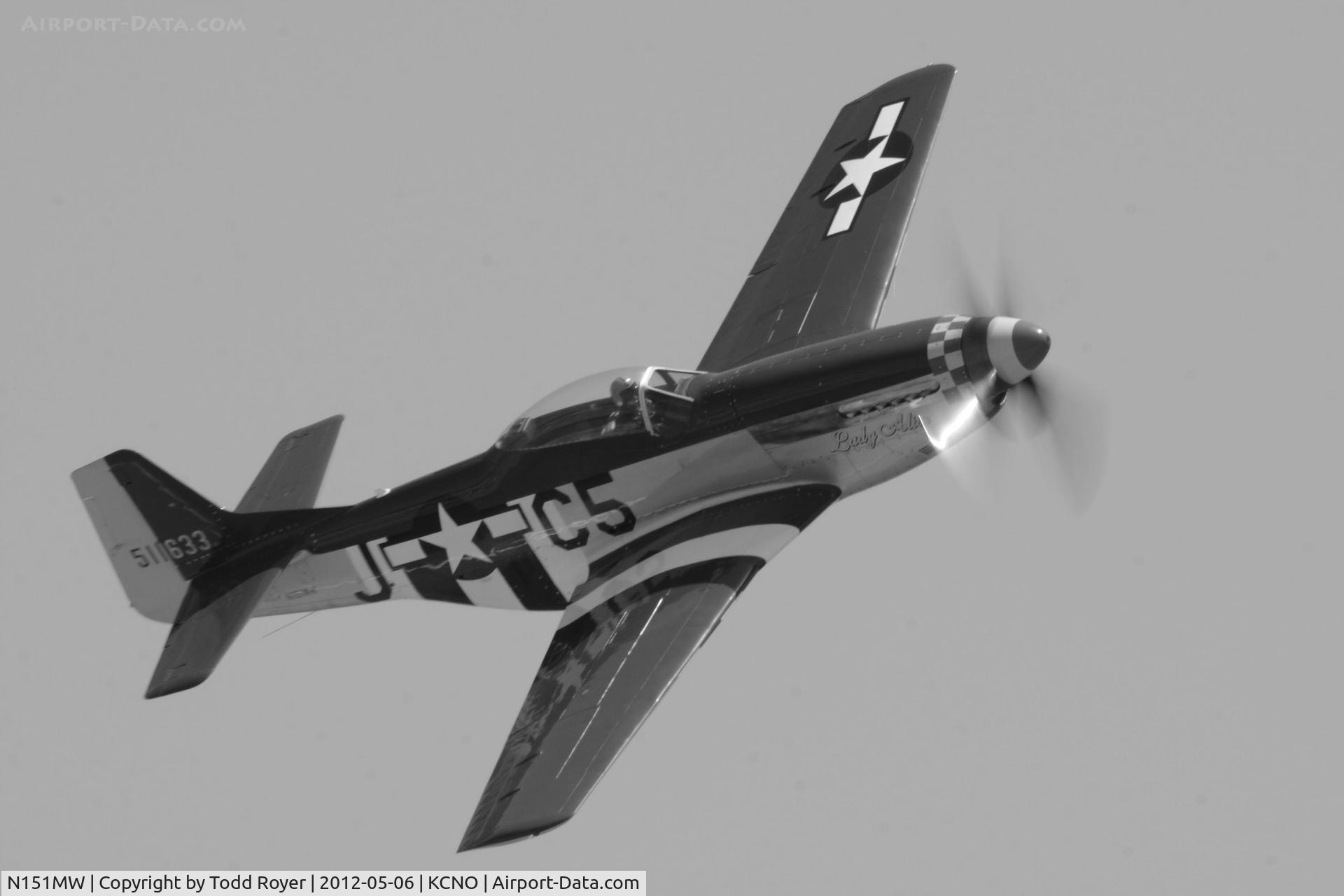 N151MW, 1945 North American P-51D Mustang C/N 124-48386, 2012 Chino Airshow