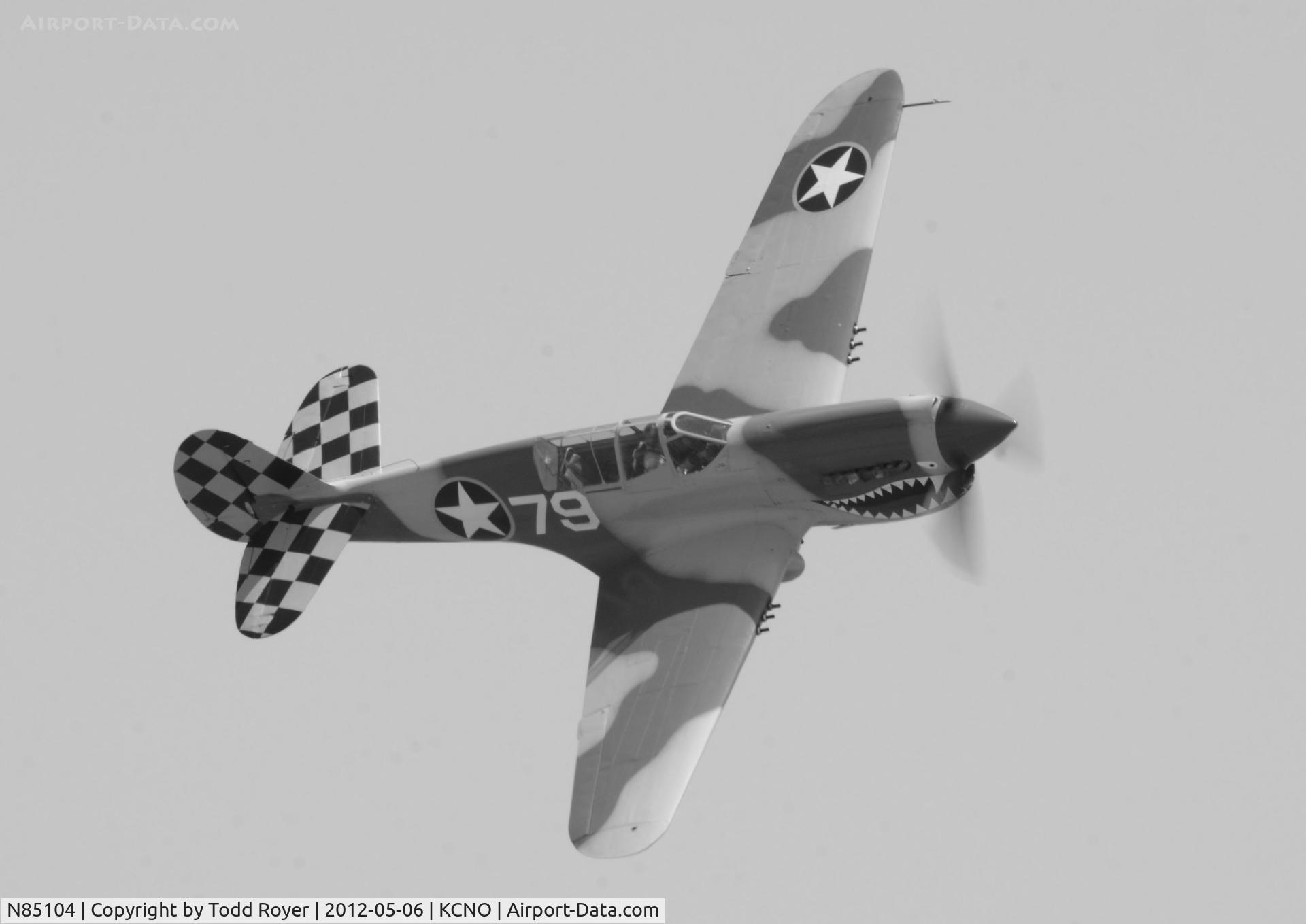 N85104, Curtiss P-40N-5CU Kittyhawk C/N 28954/F858, 2012 Chino Airshow