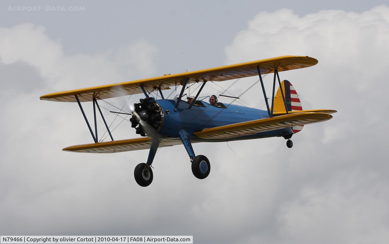 N79466, 1941 Boeing A75N1(PT17) C/N 75-3037, flying over florida