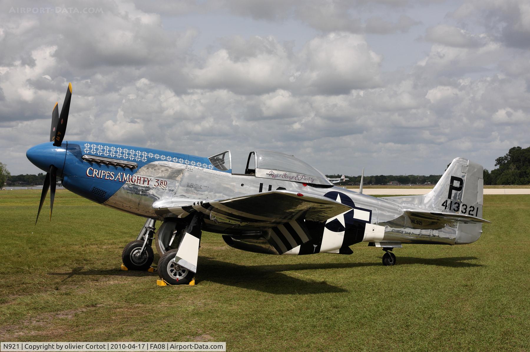 N921, 1945 North American P-51D Mustang C/N 124-48260 (45-11507), Fantasy of flight museum collection