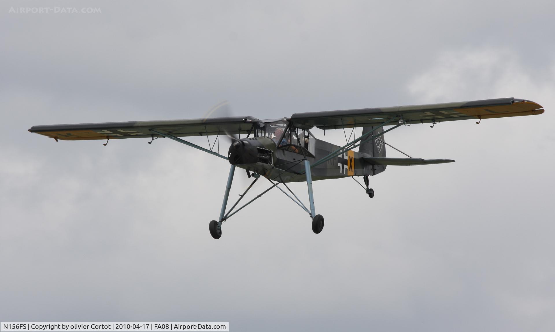N156FS, 1942 Fieseler F1-156-C2 Storch C/N 4642, slow and agile storch