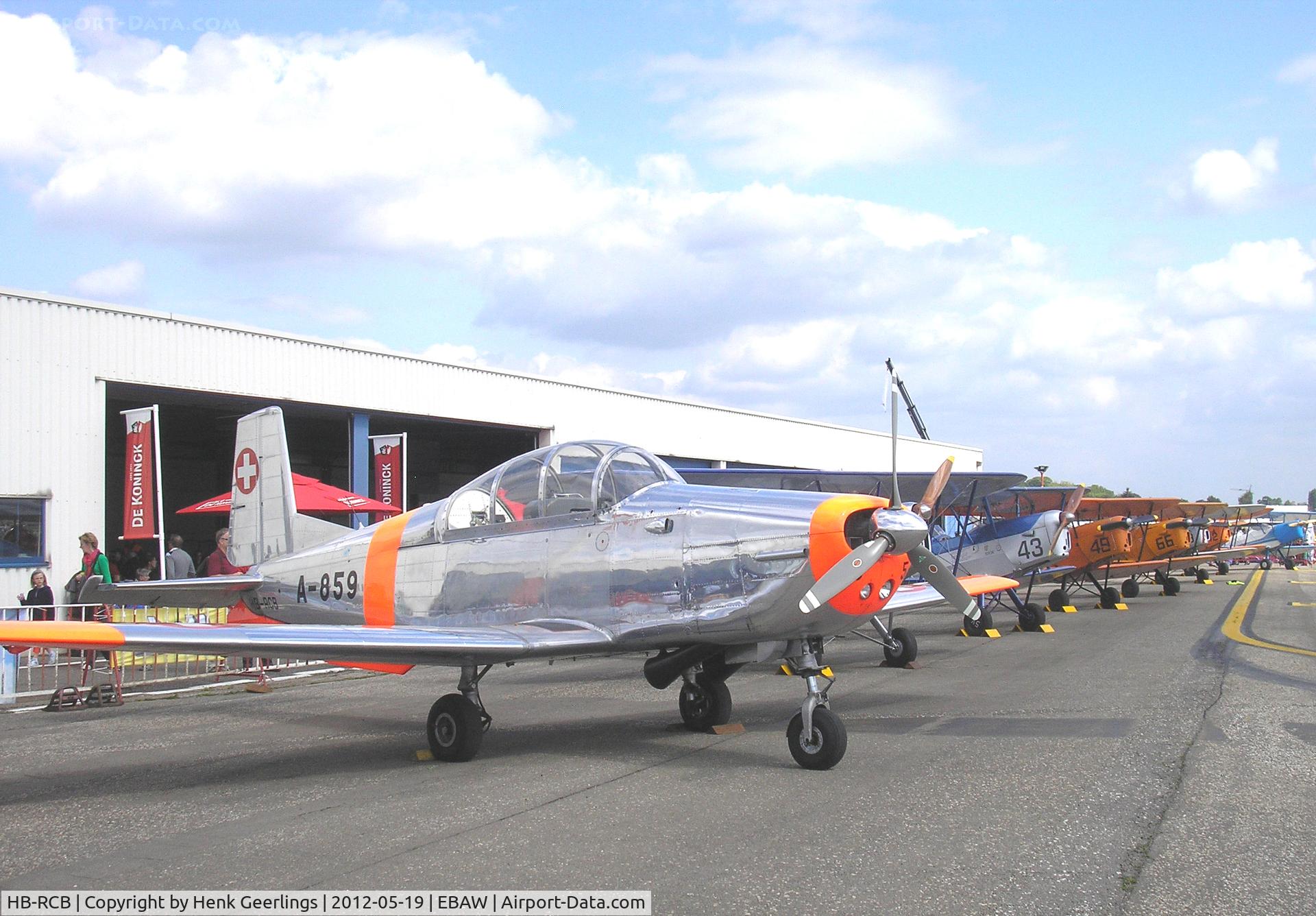 HB-RCB, 1959 Pilatus P3-05 C/N 497-46, Stampe Fly in 2012 , Deurne