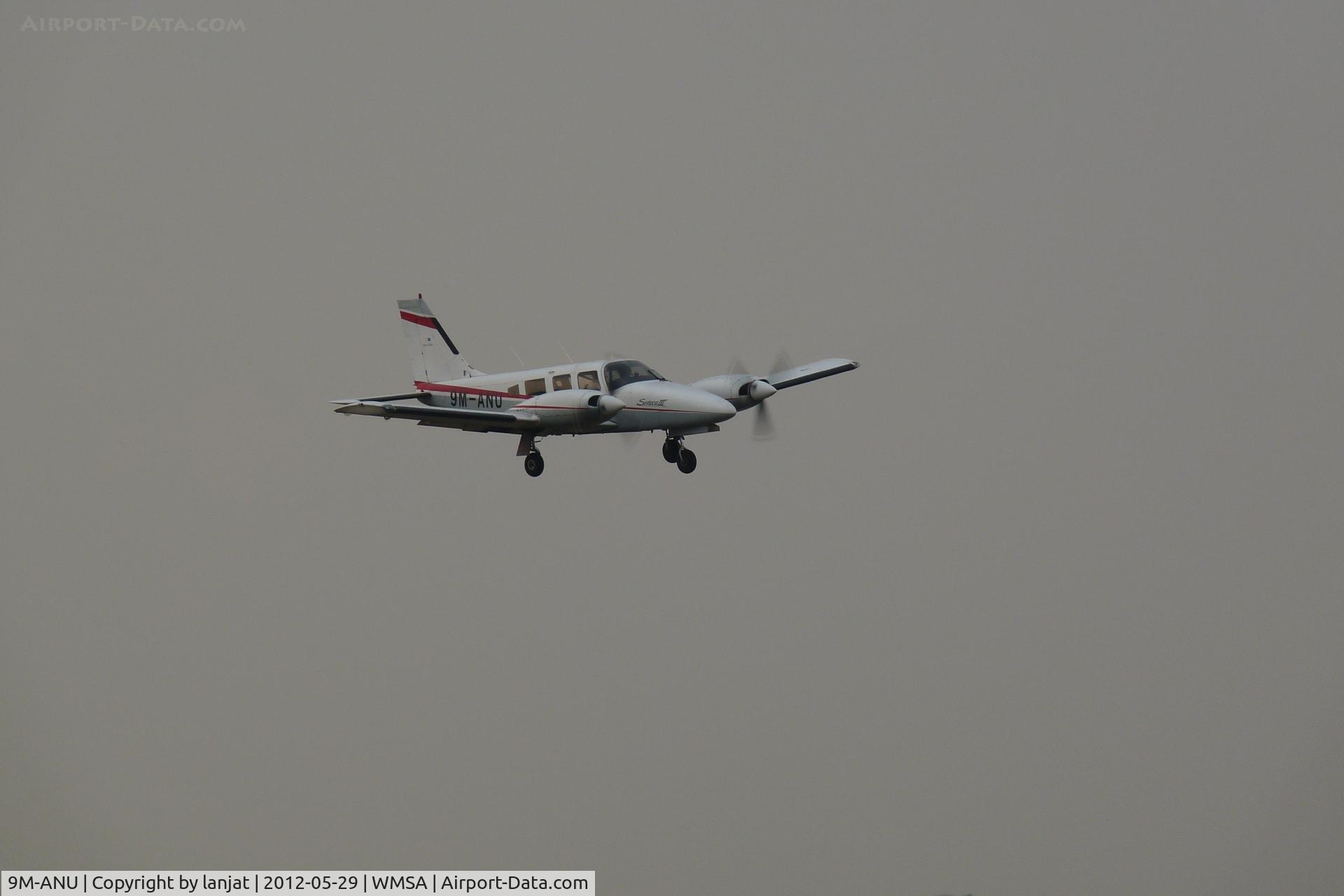 9M-ANU, Piper PA-34-220T Seneca II C/N 34-48044, Approach