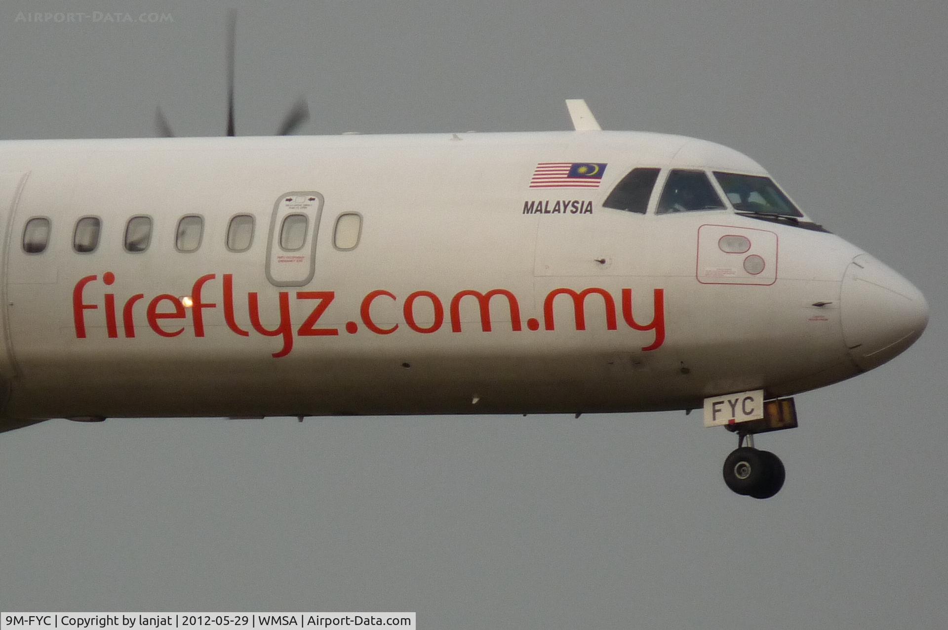 9M-FYC, 2008 ATR 72-212A C/N 821, Close up