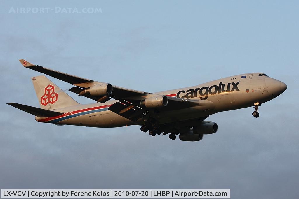 LX-VCV, 2005 Boeing 747-4R7F/SCD C/N 34235, Ferihegy