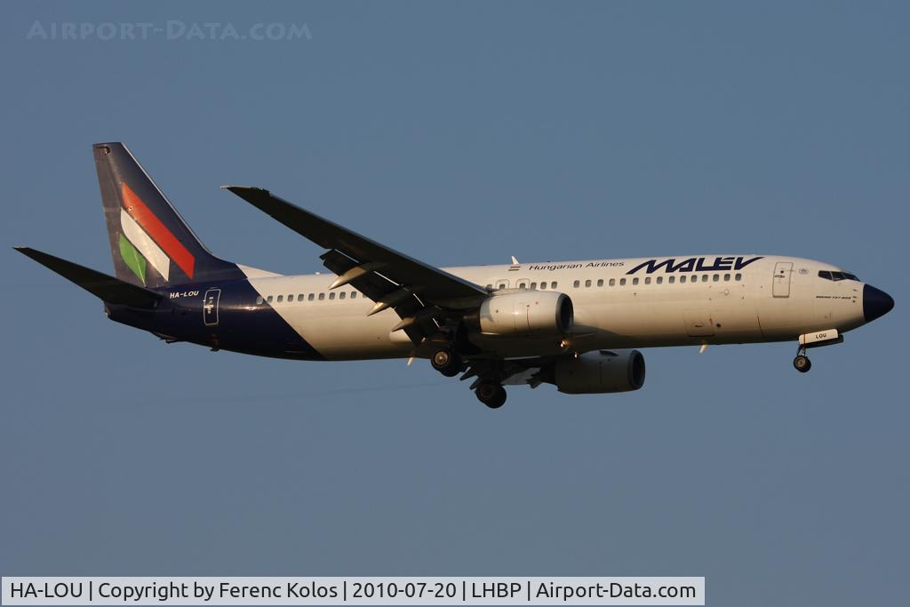 HA-LOU, 2005 Boeing 737-8Q8 C/N 30684, Ferihegy
