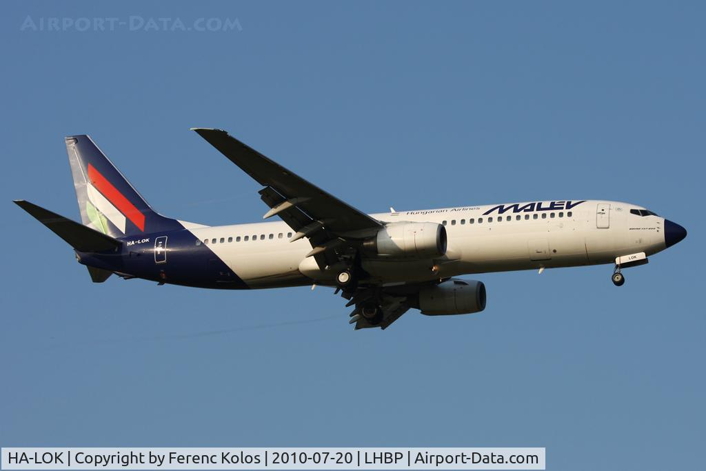 HA-LOK, 2004 Boeing 737-8Q8 C/N 30669, Ferihegy