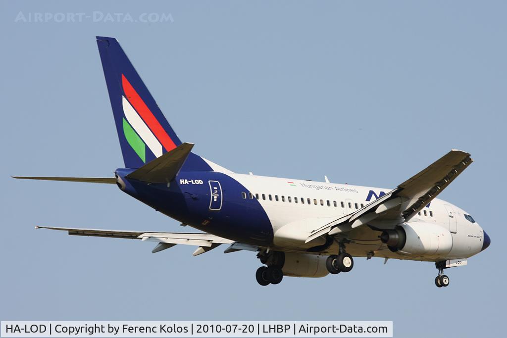 HA-LOD, 2003 Boeing 737-6Q8 C/N 28259, Ferihegy