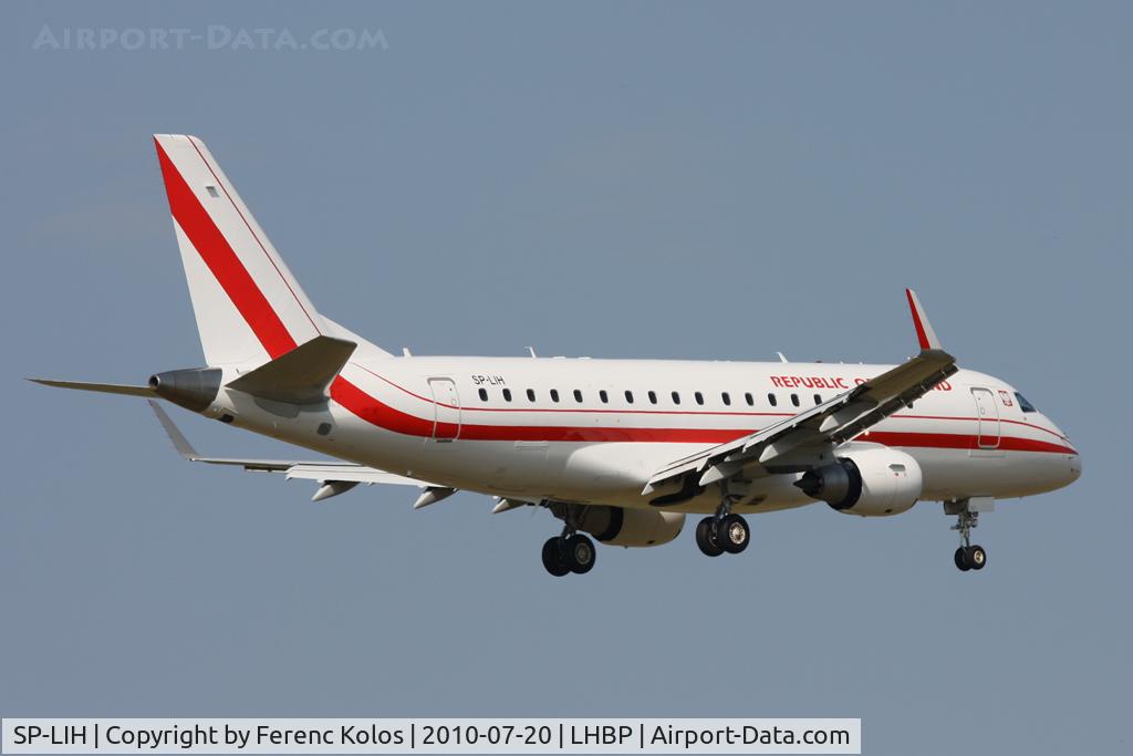 SP-LIH, 2009 Embraer 175LR (ERJ-170-200LR) C/N 17000288, Ferihegy