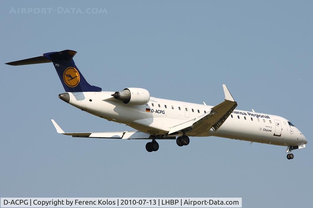 D-ACPG, 2002 Canadair CRJ-701ER (CL-600-2C10) Regional Jet C/N 10034, Ferihegy