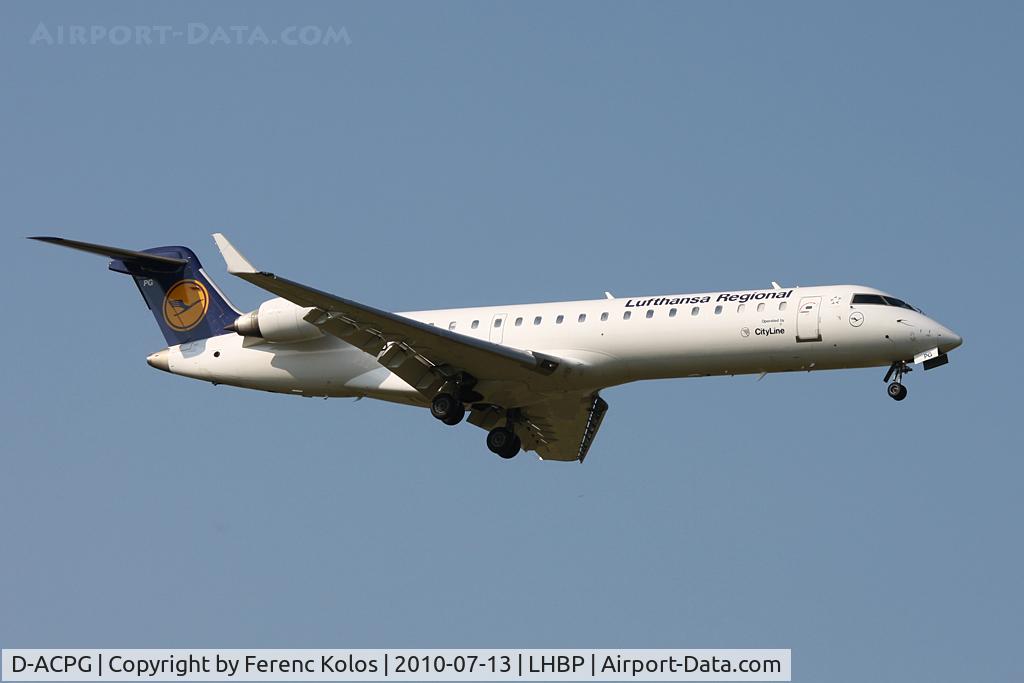D-ACPG, 2002 Canadair CRJ-701ER (CL-600-2C10) Regional Jet C/N 10034, Ferihegy