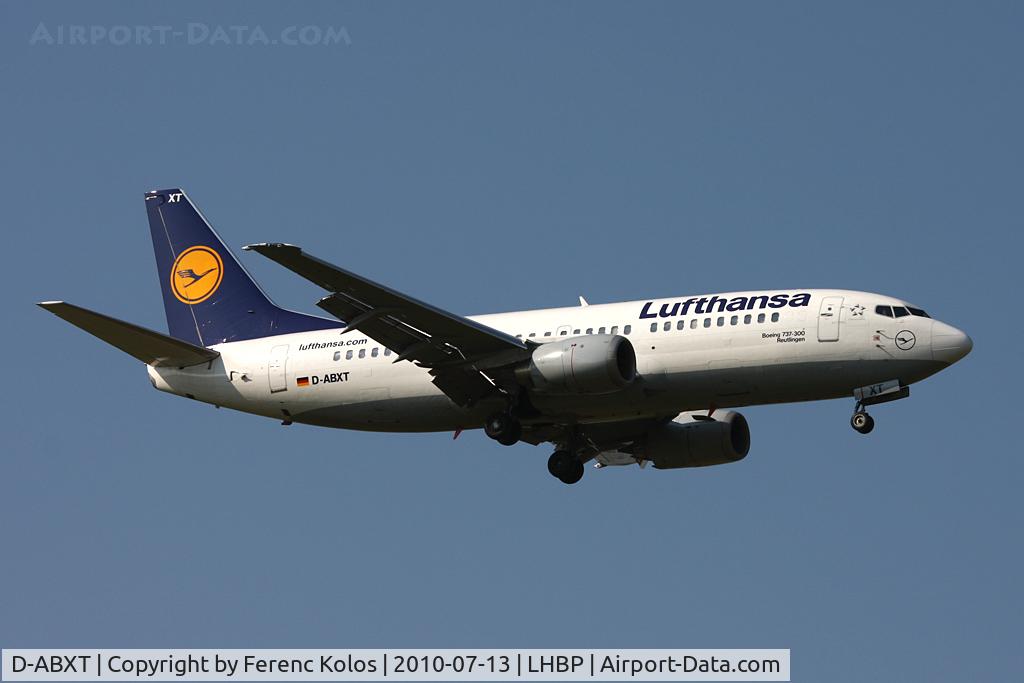 D-ABXT, 1989 Boeing 737-330 C/N 24281, Ferihegy