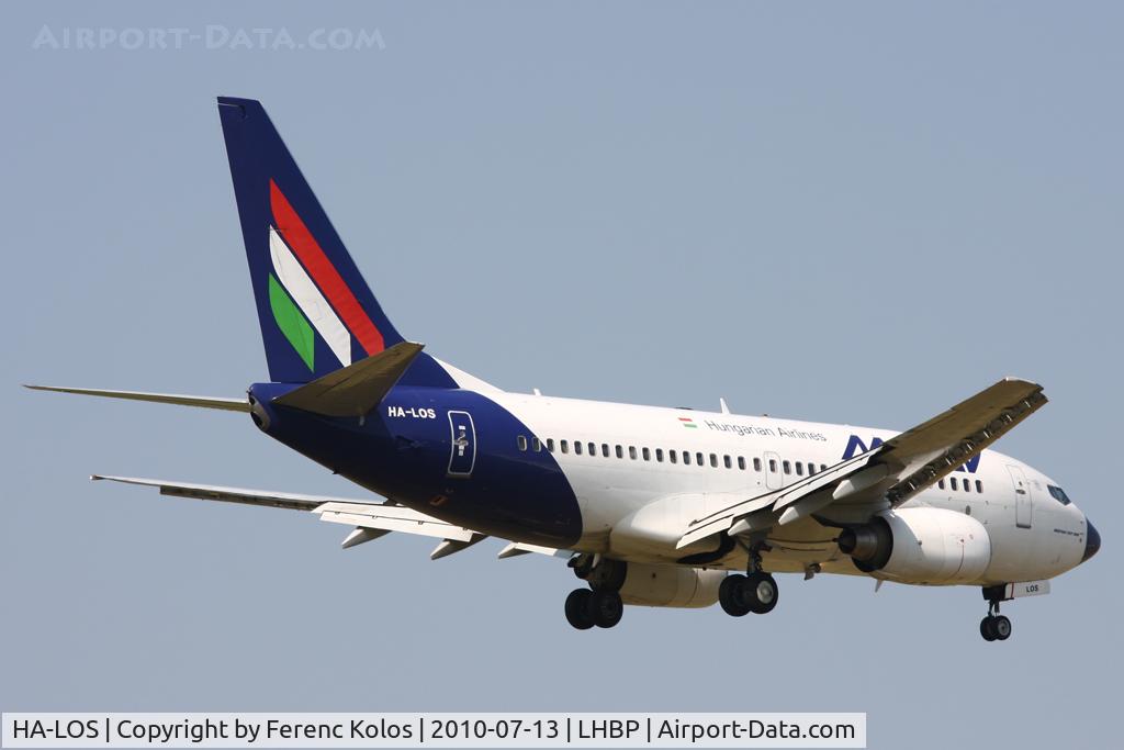 HA-LOS, 2005 Boeing 737-7Q8 C/N 29359, Ferihegy