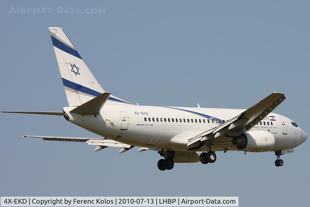 4X-EKD, 1999 Boeing 737-758 C/N 29960, Ferihegy