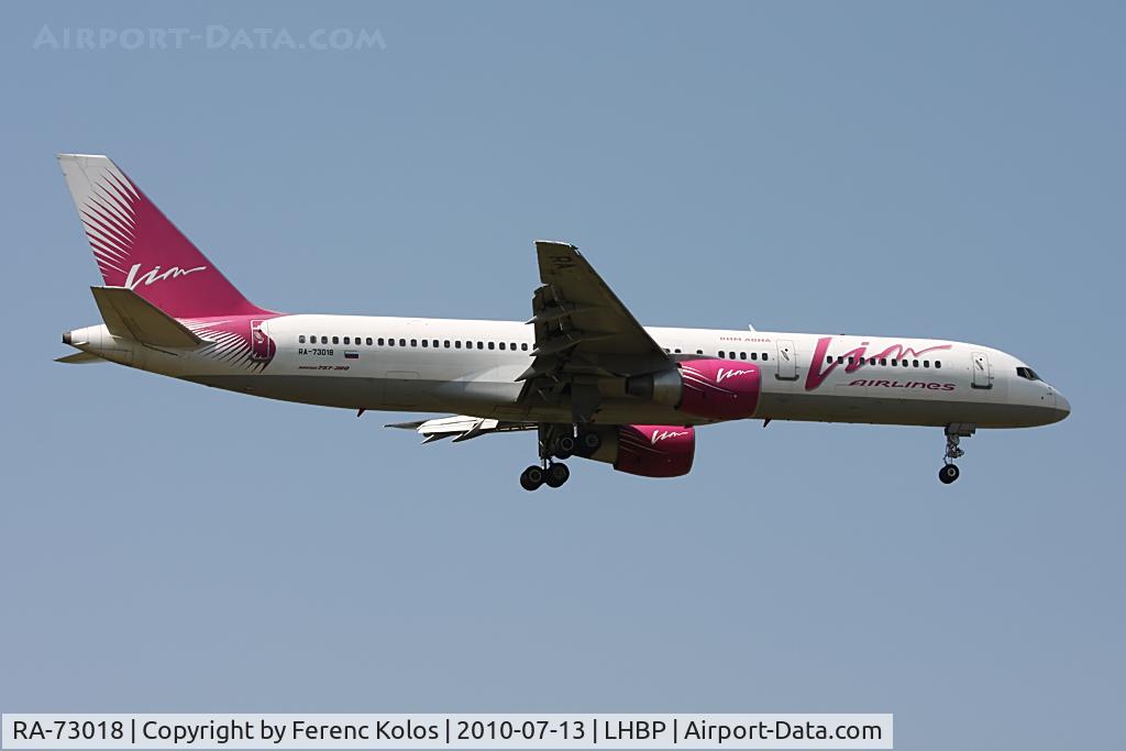 RA-73018, 1993 Boeing 757-230 C/N 26435, Ferihegy
