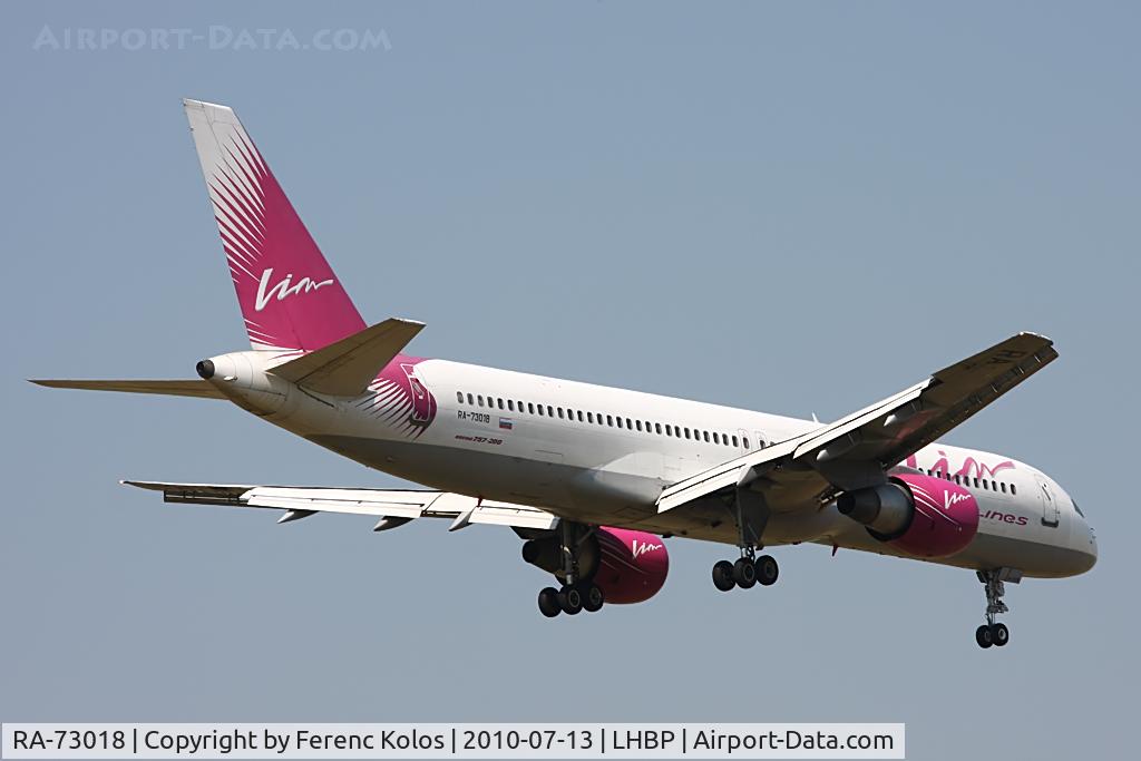 RA-73018, 1993 Boeing 757-230 C/N 26435, Ferihegy