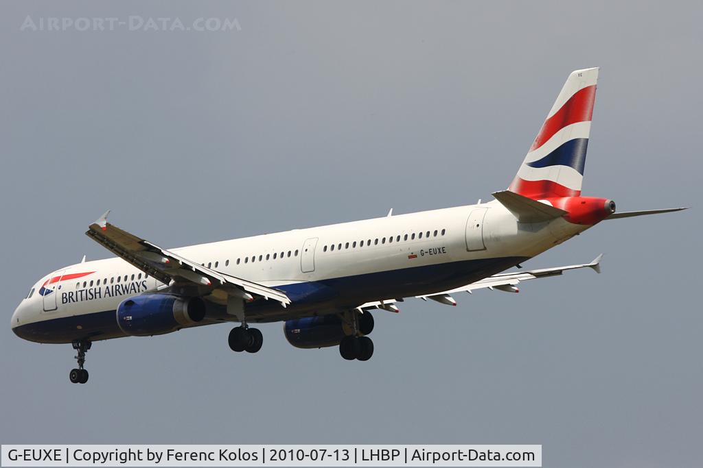 G-EUXE, 2004 Airbus A321-231 C/N 2323, Ferihegy