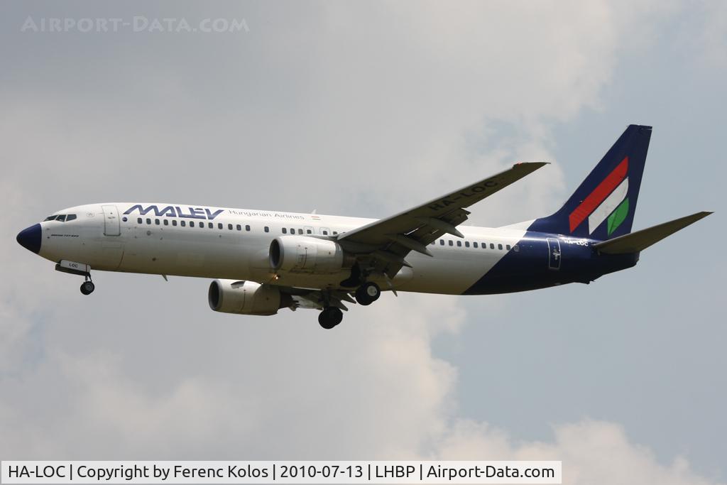 HA-LOC, 2003 Boeing 737-8Q8 C/N 32797, Ferihegy