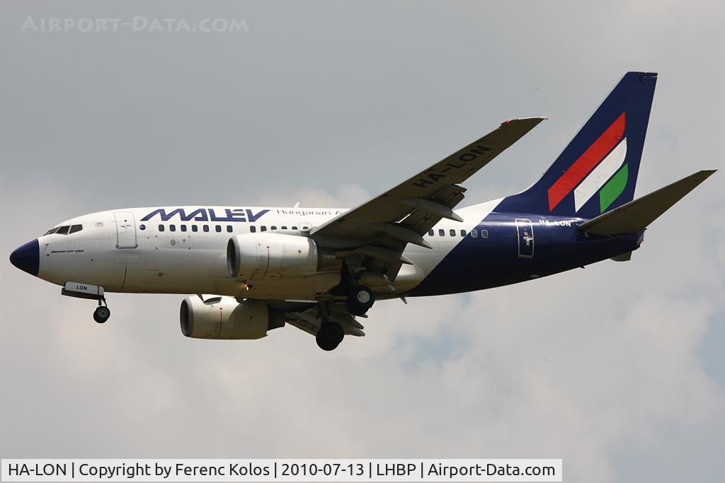 HA-LON, 2004 Boeing 737-6Q8 C/N 29353, Ferihegy