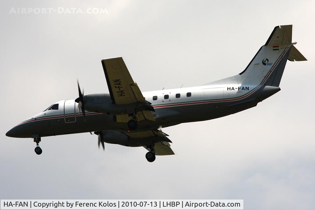HA-FAN, 1988 Embraer EMB-120ER Brasilia C/N 120104, Ferihegy
