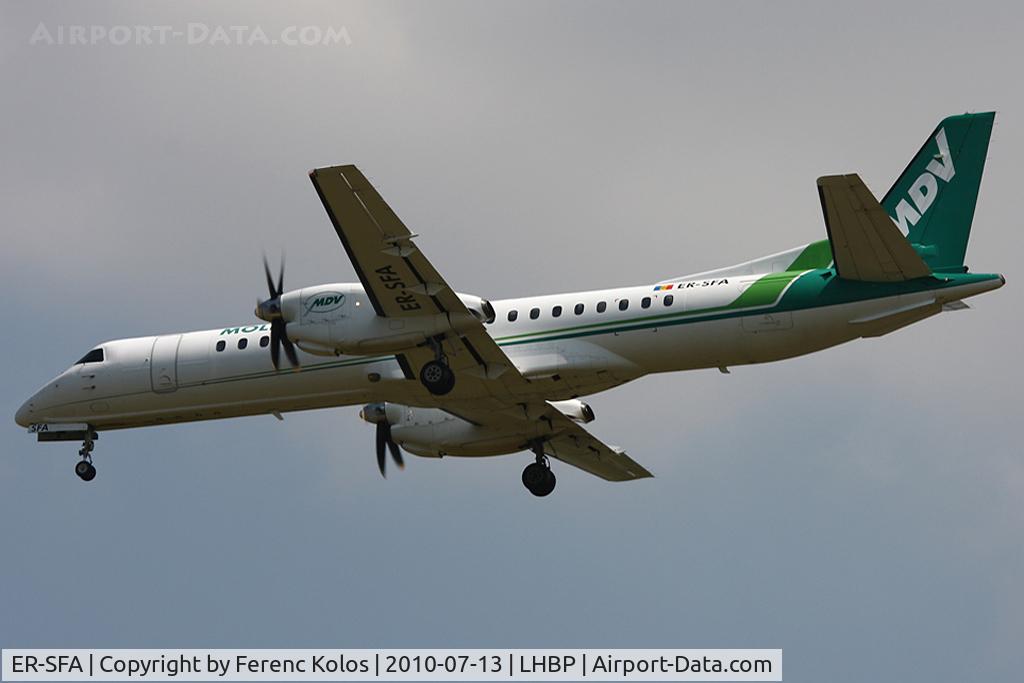 ER-SFA, 1998 Saab 2000 C/N 2000-056, Ferihegy