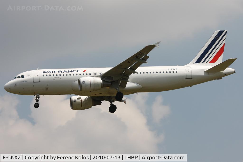 F-GKXZ, 2009 Airbus A320-214 C/N 4084, Ferihegy