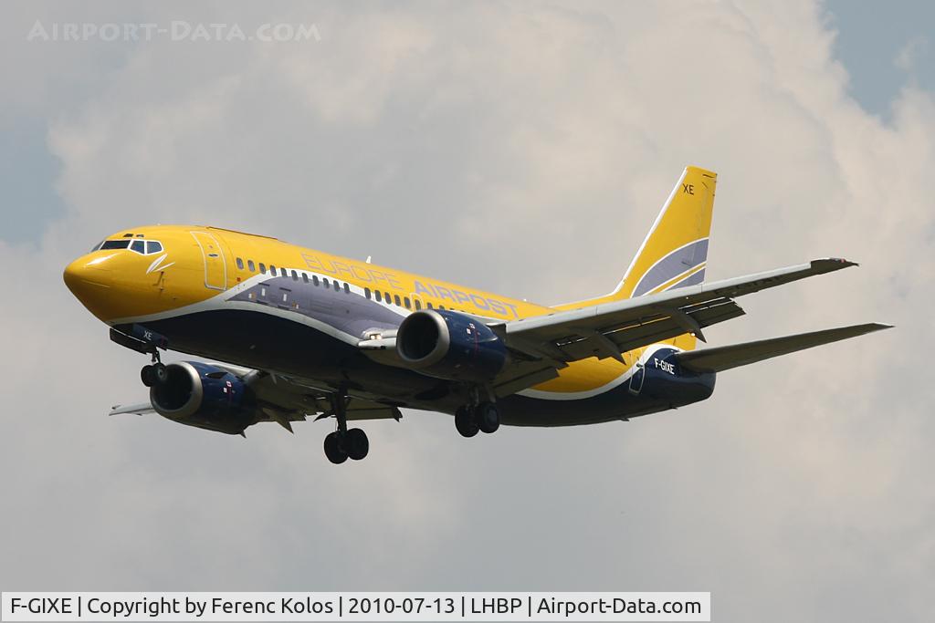 F-GIXE, 1992 Boeing 737-3B3QC C/N 26850, Ferihegy