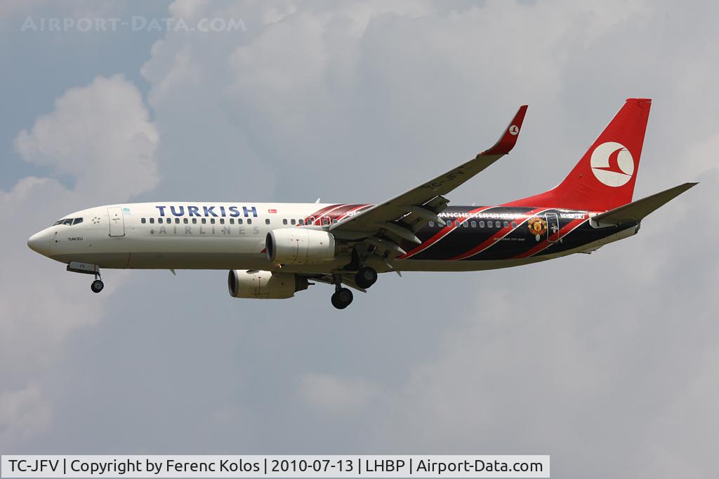 TC-JFV, 2000 Boeing 737-8F2 C/N 29782, Ferihegy
